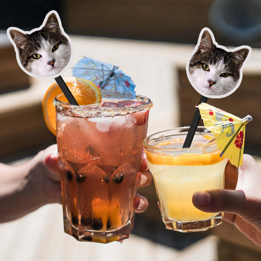 Personalisierte Rührstäbchen Zur Abschlussfeier Mit Gesicht Individuelle Drink Sticks Für Graduation Party Dekoration