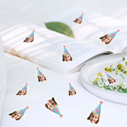 Personalisierte Gesichtskonfetti für Geburtstagsfeiern Foto Konfetti Gesichtskonfetti Tischstreuung Lustige Konfetti für Party