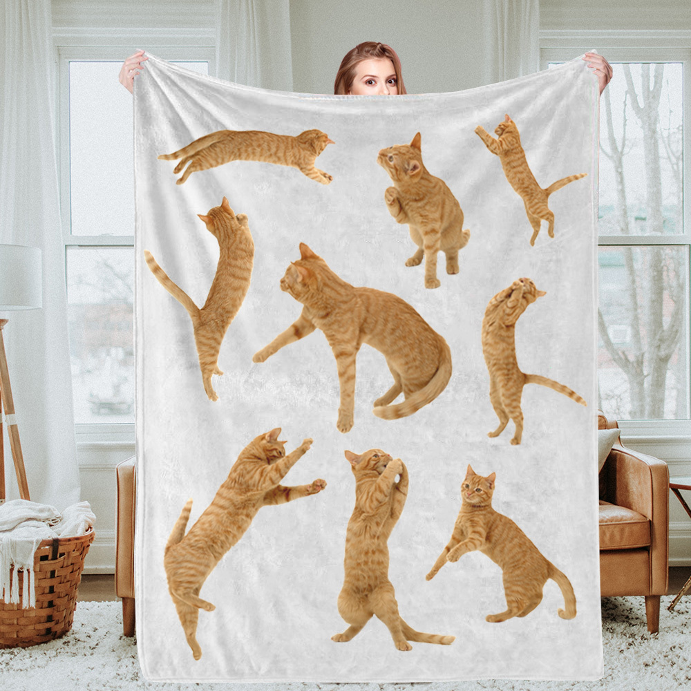 Personalisierte Haustierdecke Mit Foto Haustierportrait Decke Für Hunde Und Katzenliebhaber
