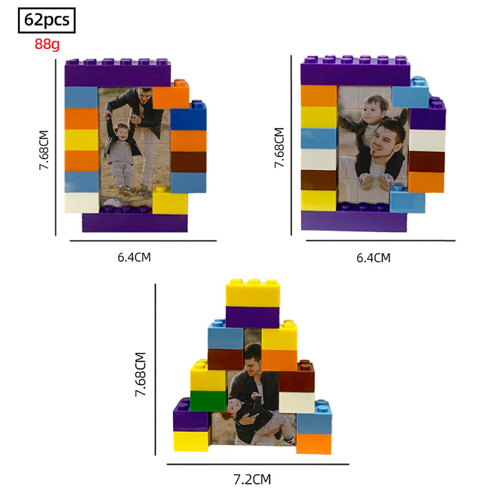 Personalisierbares Foto Baustein Puzzle Custom Baustein Vatertagsgesch