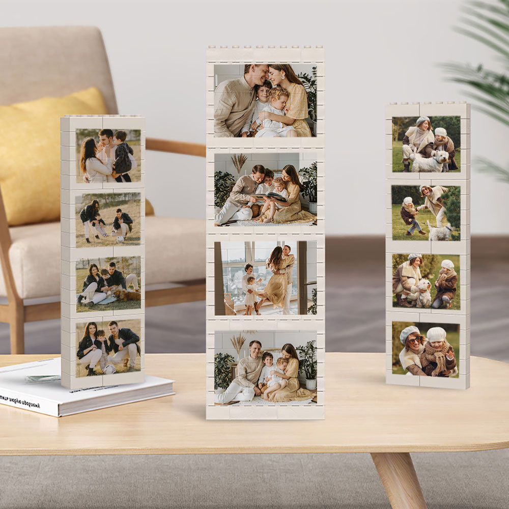 Der personalisierte Foto Collage Baustein Puzzle Individuelles Bild Bauklotz Liebesgeschenk