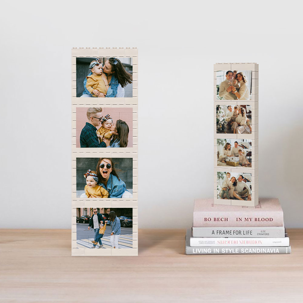 Der personalisierte Foto Collage Baustein Puzzle Individuelles Bild Bauklotz Liebesgeschenk