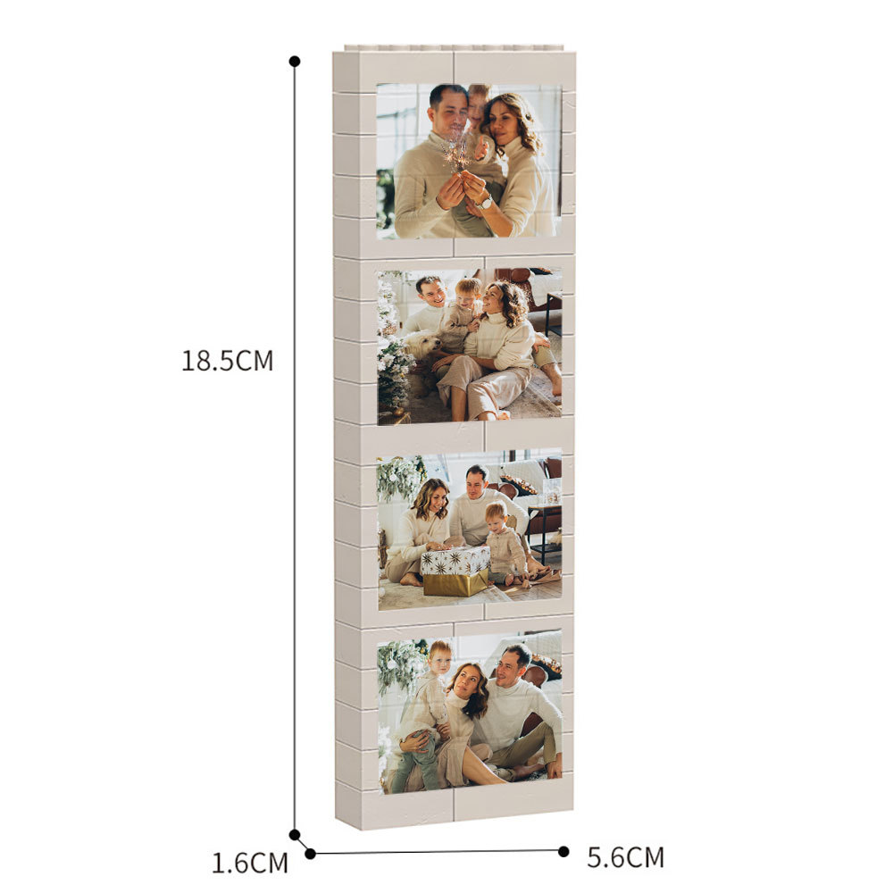 Der personalisierte Foto Collage Baustein Puzzle Individuelles Bild Bauklotz Liebesgeschenk