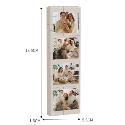 Der personalisierte Foto Collage Baustein Puzzle Individuelles Bild Bauklotz Liebesgeschenk