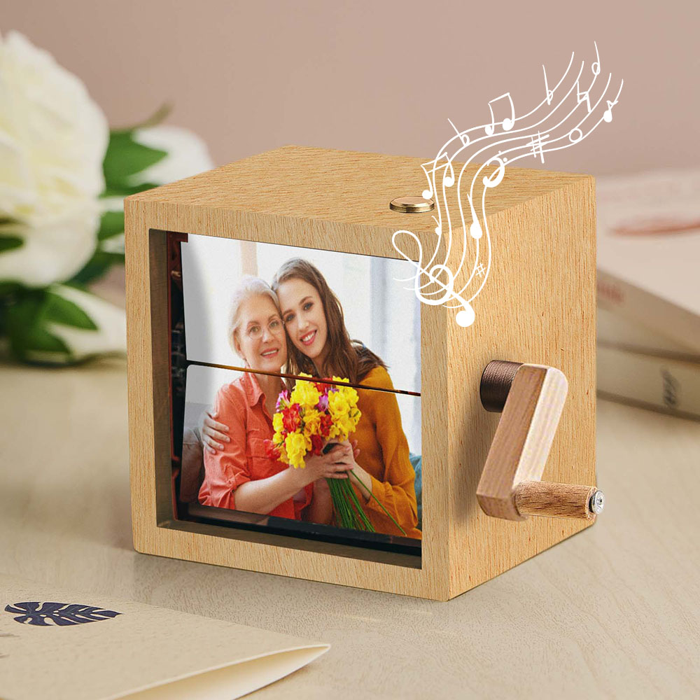 Personalisierte Musik Flipbook Lampe Mit Gravur Animationswürfel Nachtlicht Jahrestagsgeschenk