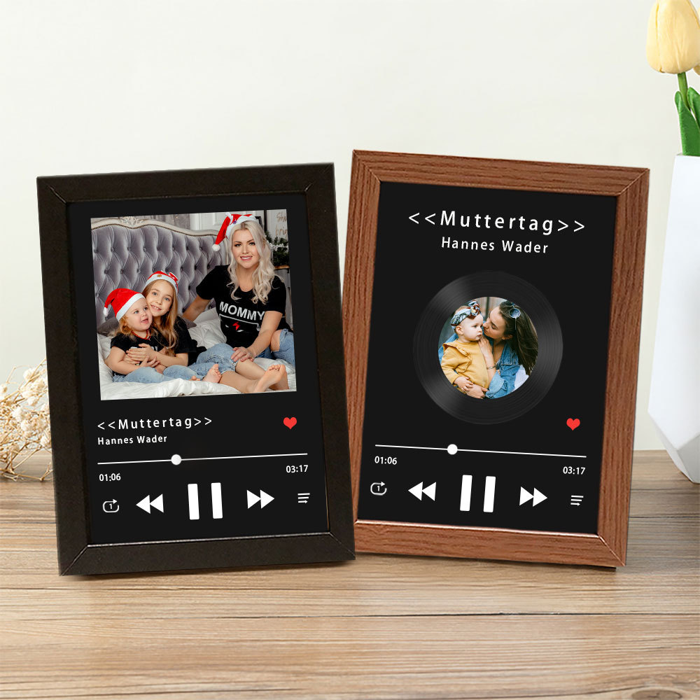 Personalisierter Musikrahmen mit mehreren Bildern und ganzer Songwiedergabe