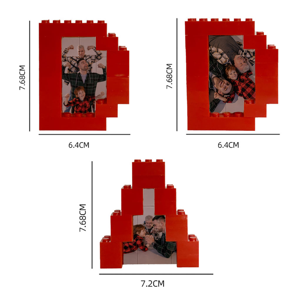 Personalisierbares Foto Baustein Puzzle Custom Baustein Vatertagsgesch