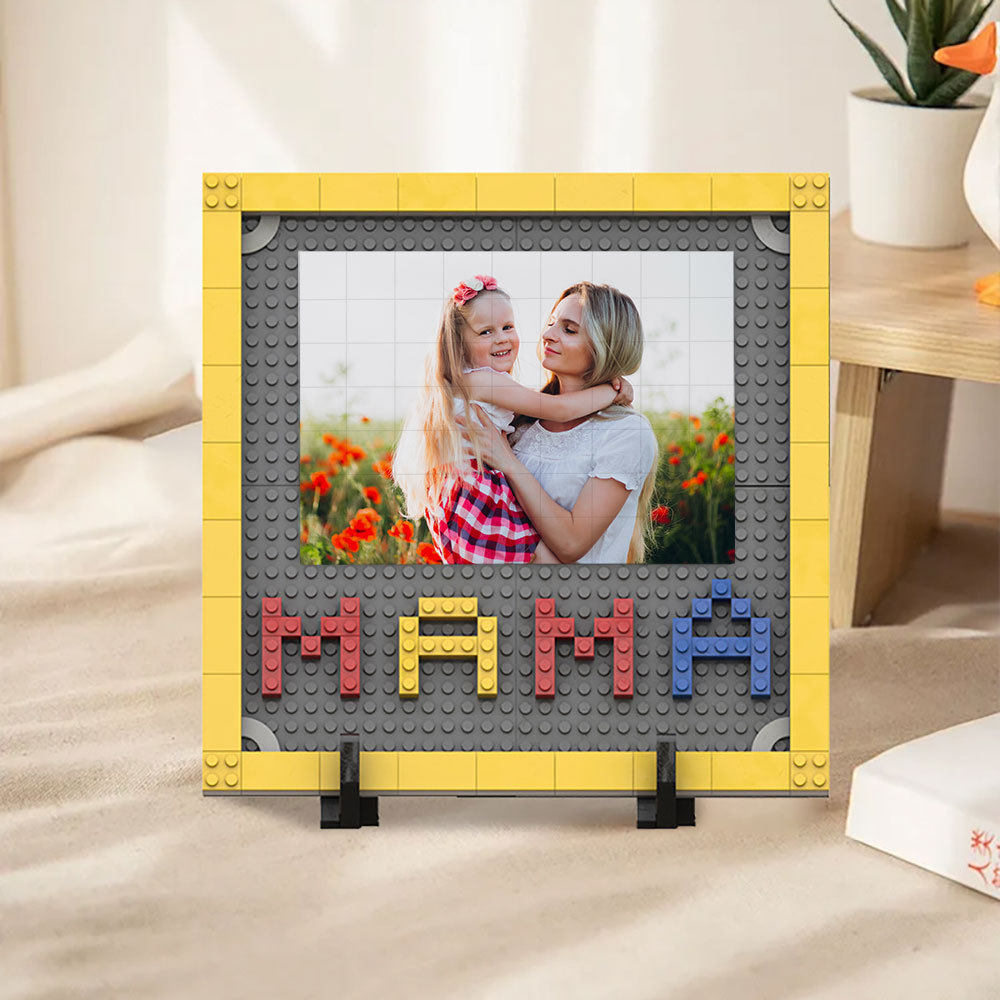 Personalisierbares Foto Baustein Puzzle Custom Baustein Familiengeschenke Für Mama Und Papa