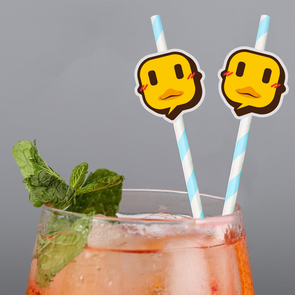 Personalisierte Trinkhalme Mit Logo Individuelle Firmenhalme Für Markenwerbung Und Events