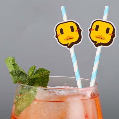 Personalisierte Trinkhalme Mit Logo Individuelle Firmenhalme Für Markenwerbung Und Events