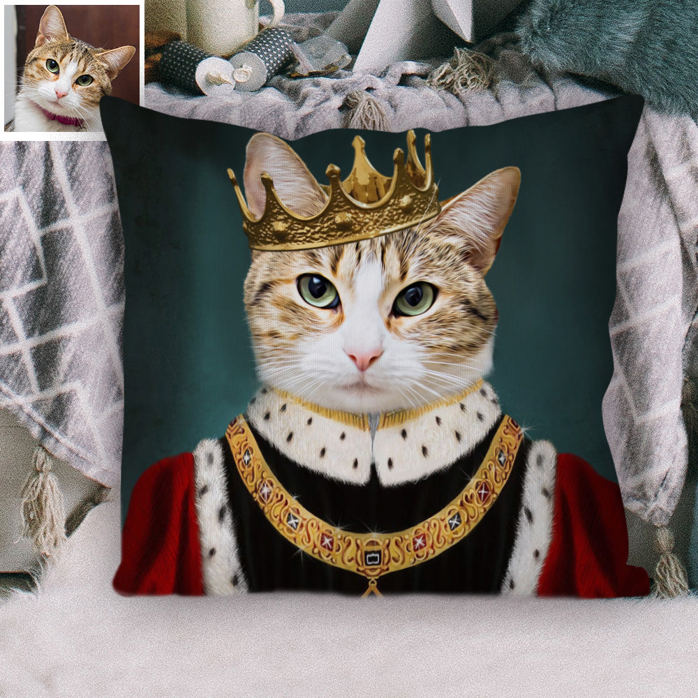 Personalisiertes Haustier Portrait Kissen Dekorativer Kissenbezug Haustierkissen Wohnkissen für Tierliebhaber
