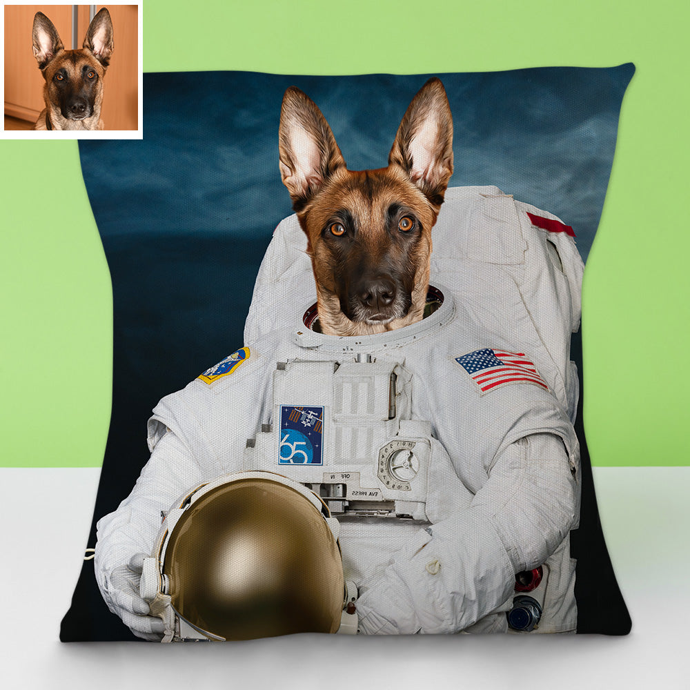 Personalisiertes Haustier Portrait Kissen Dekorativer Kissenbezug Haustierkissen Wohnkissen für Tierliebhaber