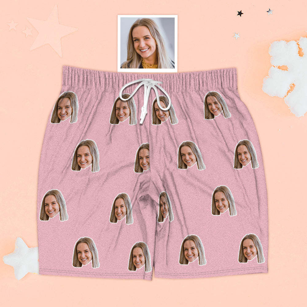 Gesicht Kurzarm Pyjamas Personalisierte Foto Pyjamas