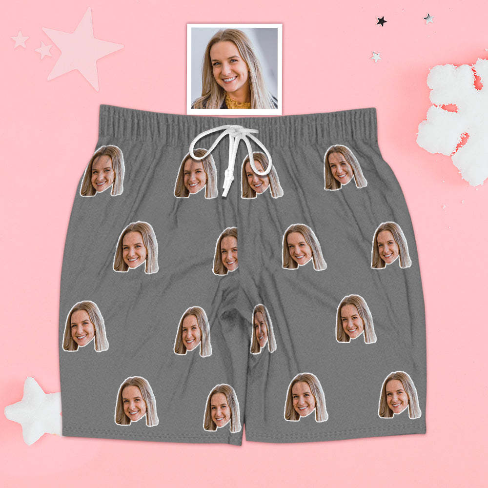 Gesicht Kurzarm Pyjamas Personalisierte Foto Pyjamas
