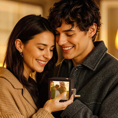 Handbetriebener Flipbook Bilderrahmen Individuelles Fotowürfel Album Perfektes Weihnachtsgeschenk