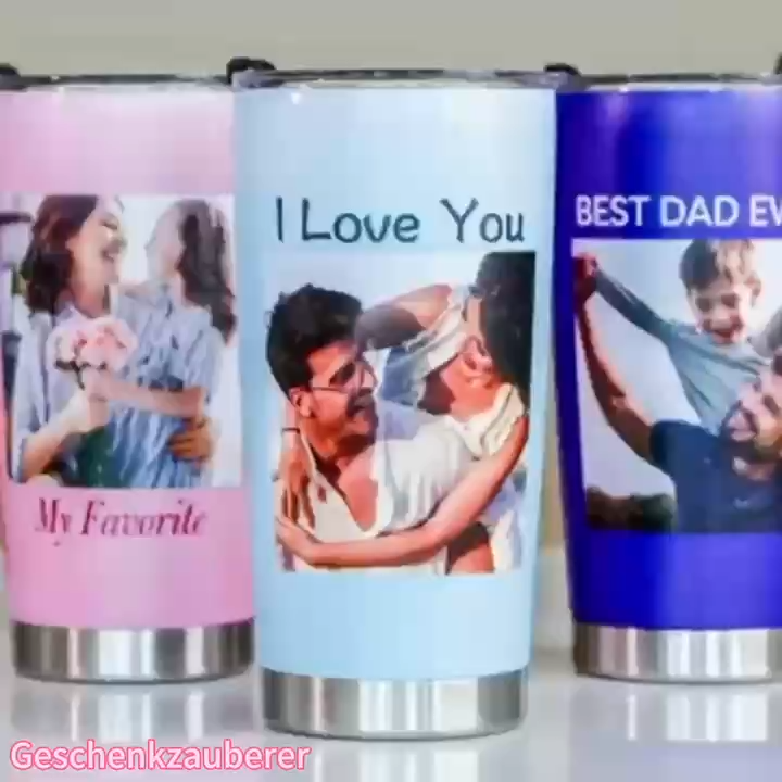 Personalisierte Foto Becher Tumbler Reisebecher Mit Bildern Von Katzen Hunden