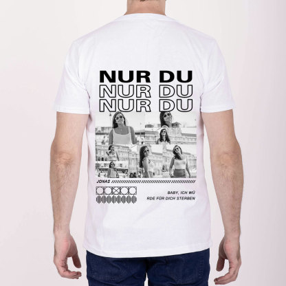 Personalisiertes Collage Foto TShirt Geschenk Für Freundin Oder Freund