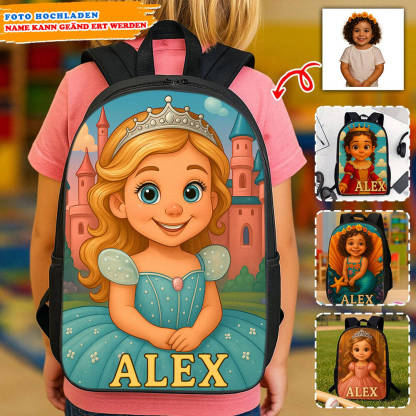 Personalisierter Kinder Rucksack Mit Cartoon Bild Und Name Einzigartiger Weltraum Abenteuer Schulranzen Für Kinder
