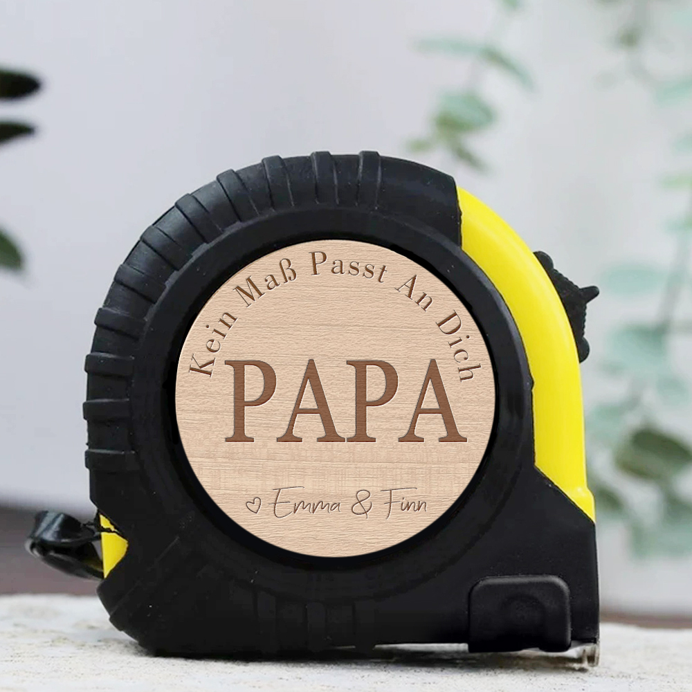 Personalisiertes Maßband Geschenk Für Papa Und Handwerker Zum Vatertag Oder Weihnachten
