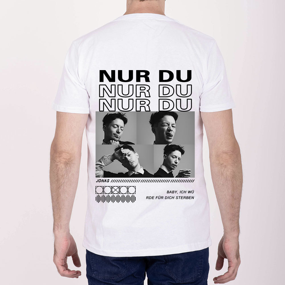 Personalisiertes Collage Foto TShirt Geschenk Für Freundin Oder Freund