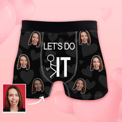 Personalisierte Boxershorts mit Gesicht Personalisierte Shorts mit Foto Paar Geschenk für Ehemann