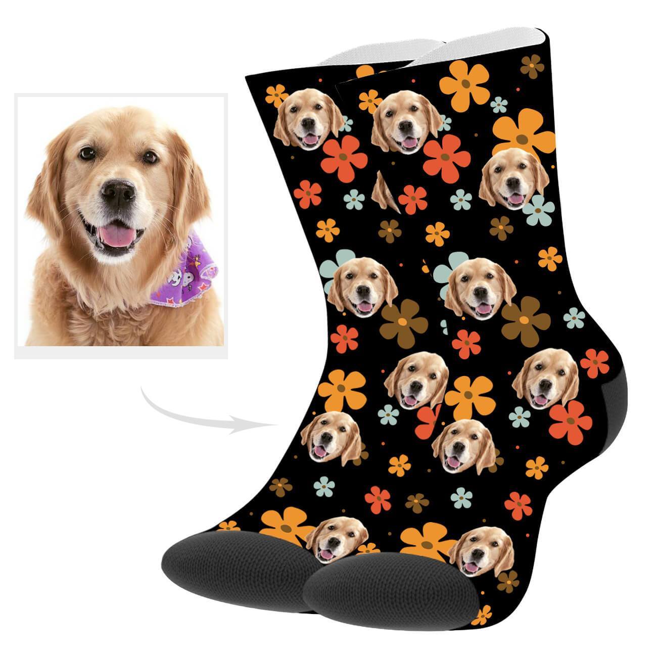 Personalisierte Hundesocken Individuelle Socken Mit Foto Deines Hundes
