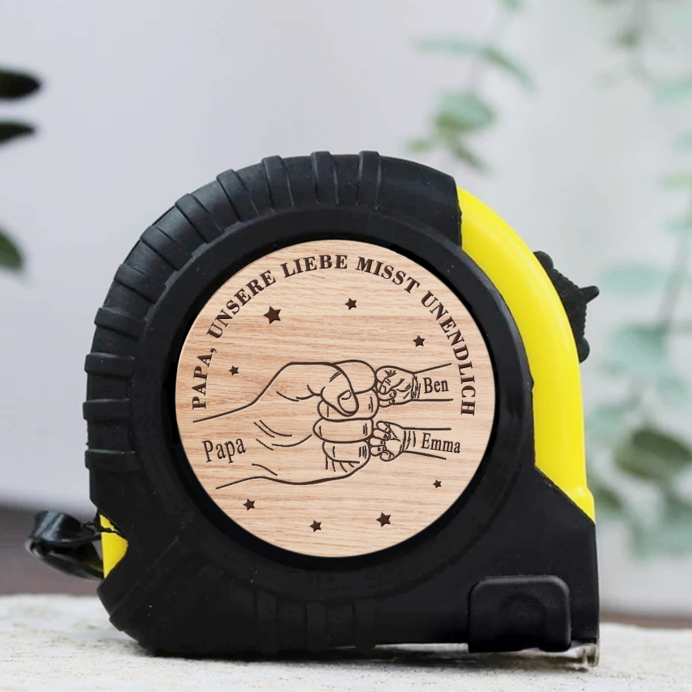 Vatertagsgeschenk Für Papa Personalisiertes Maßband Handwerker Werkzeug Geschenk Für Papa