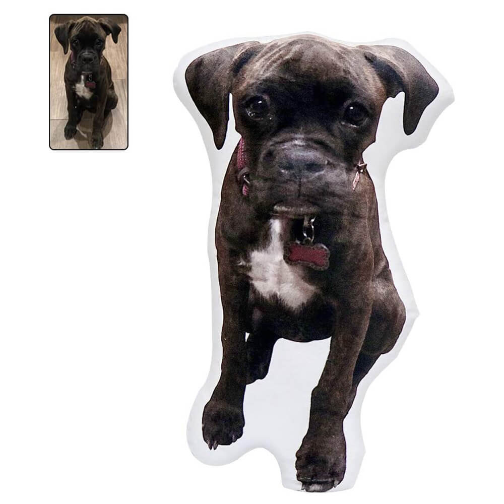 3D Maßgefertigtes Haustier Kissen mit Foto Weiches Plüschkissen für Katzen und Hunde