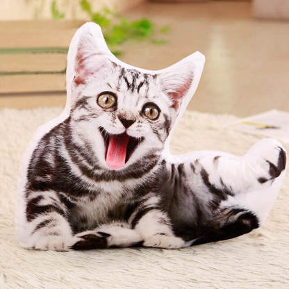 Personalisiertes 3D Haustier Kissen Maßgefertigtes Fotokissen für Hund und Katzenliebhaber