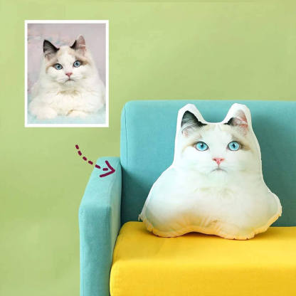 Individuelles 3D Haustier Kissen Personalisiertes Weihnachtsgeschenk für Katzen- und Hundeliebhaber