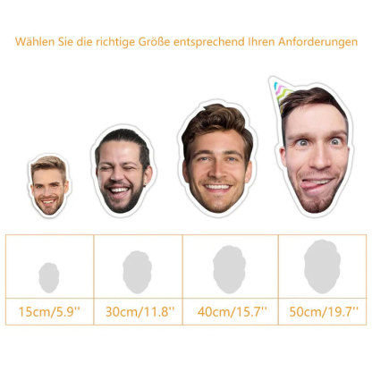 Individuelles Kissen Personalisiertes Gesicht Körperkissen Customized Haustier Kopfkissen