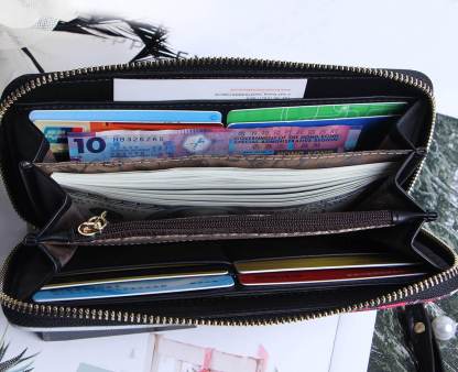 Personalisierte Foto Geldbörse Für Damen Beidseitiger Druck Leder Langbörse Muttertagsgeschenk