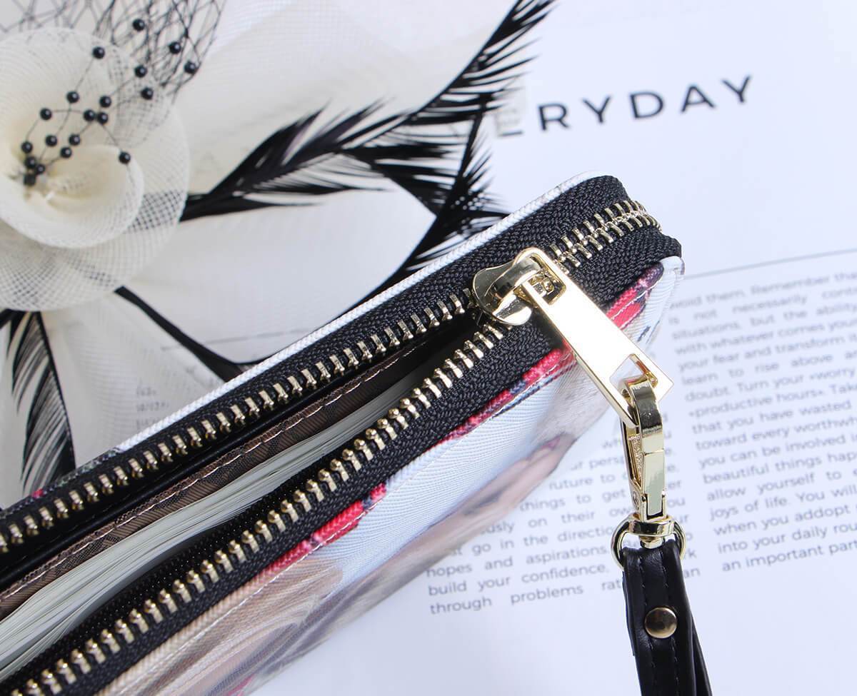 Personalisierte Foto Geldbörse Für Damen Beidseitiger Druck Leder Langbörse Muttertagsgeschenk