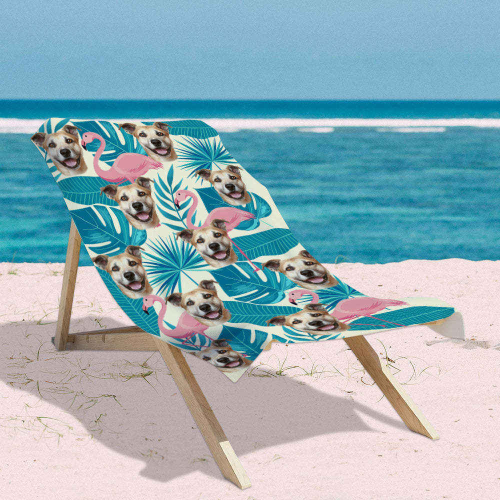 Personalisierbares Strandtuch für Strand Pool Party Individuelles Sommer Badetuch mit Foto Geschenk für Freunde