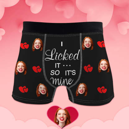 Geschenk für Freund Liebesgeschenk für Ehemann Herren Boxershorts mit Gesicht Personalisierte Geschenkidee