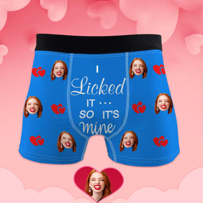 Geschenk für Freund Liebesgeschenk für Ehemann Herren Boxershorts mit Gesicht Personalisierte Geschenkidee
