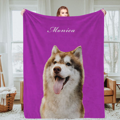 Personalisierte Hund Foto Decken Personalisierte Katze Foto Decken Fleece Wurfdecke