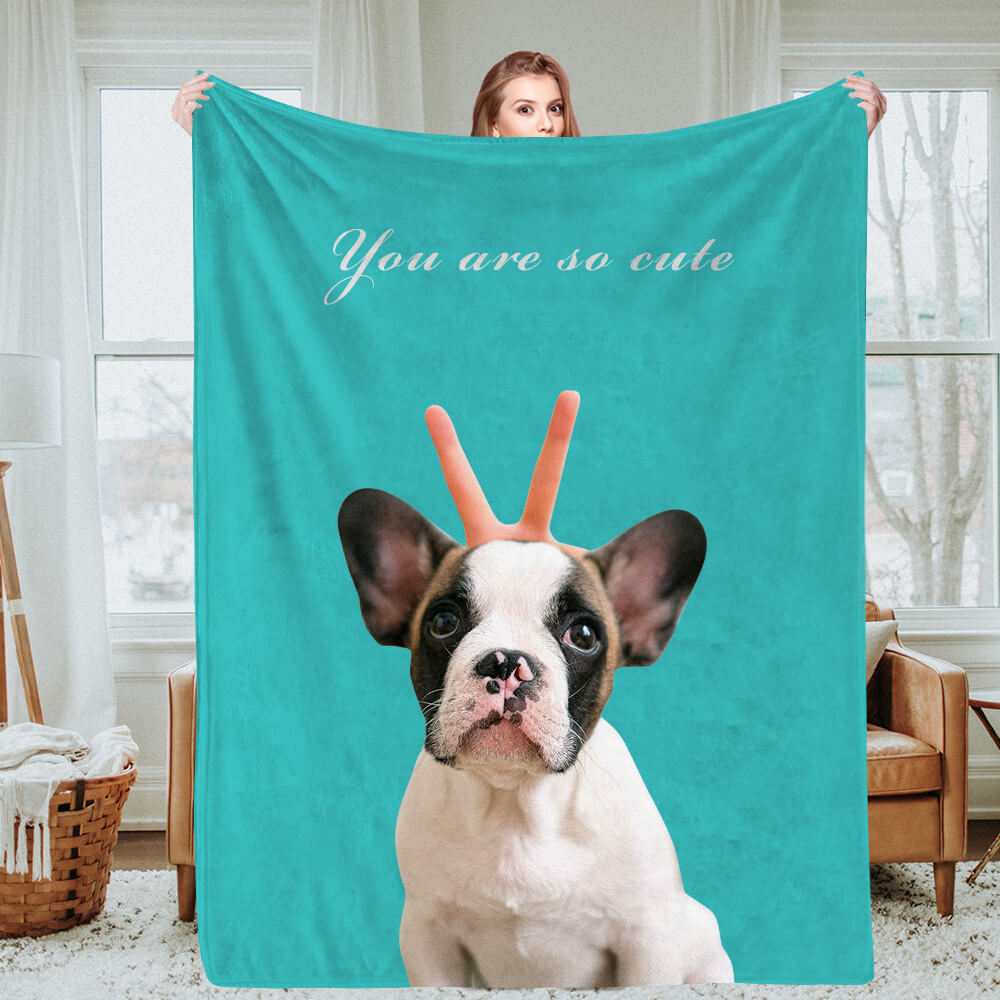 Personalisierte Hund Foto Decken Personalisierte Katze Foto Decken Fleece Wurfdecke
