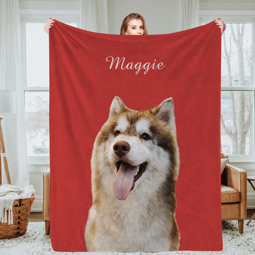 Personalisierte Hund Foto Decken Personalisierte Katze Foto Decken Fleece Wurfdecke