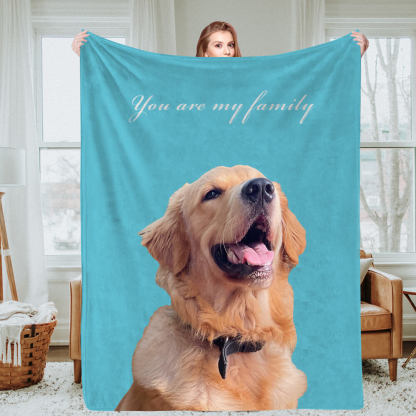 Personalisierte Hund Foto Decken Personalisierte Katze Foto Decken Fleece Wurfdecke