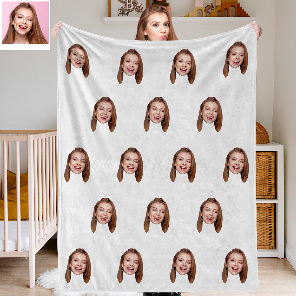 Personalisiertes Gesicht Decken Personalisierte Foto Decken Fleece Gesicht Druck Auf Wurfdecke Weihnachtsgeschenk