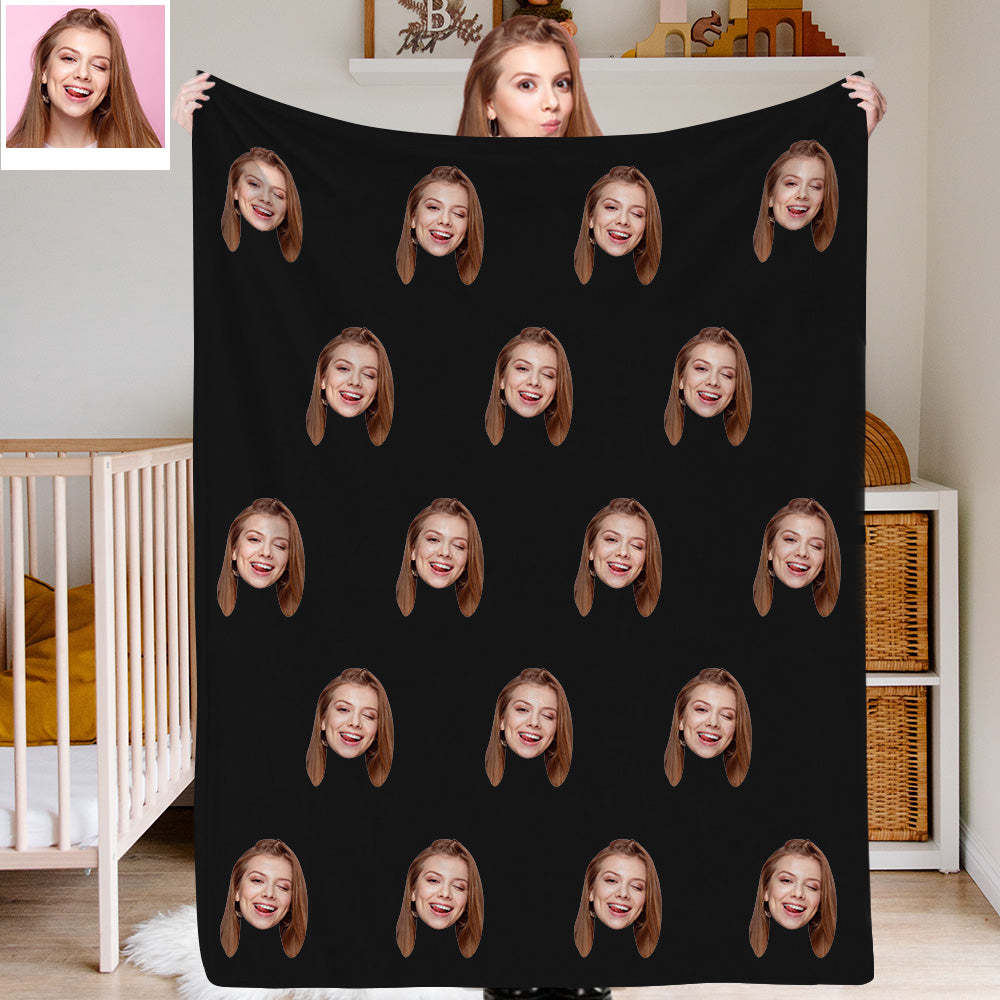 Personalisiertes Gesicht Decken Personalisierte Foto Decken Fleece Gesicht Druck Auf Wurfdecke Weihnachtsgeschenk
