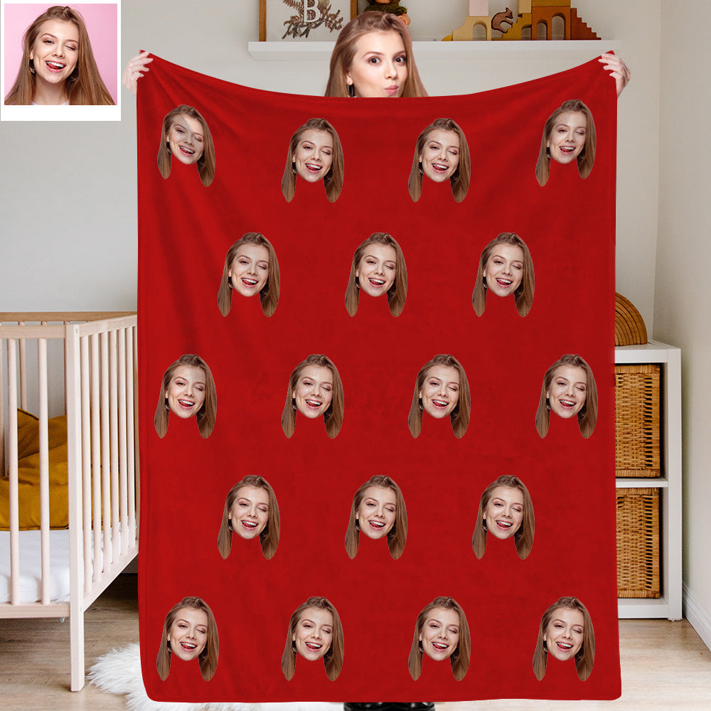 Personalisiertes Gesicht Decken Personalisierte Foto Decken Fleece Gesicht Druck Auf Wurfdecke Weihnachtsgeschenk