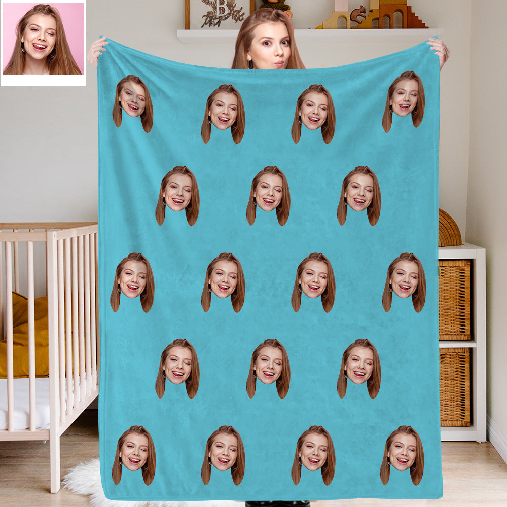 Personalisiertes Gesicht Decken Personalisierte Foto Decken Fleece Gesicht Druck Auf Wurfdecke Weihnachtsgeschenk