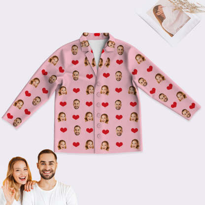 Personalisierte Schlafanzüge mit Gesicht Individuelle Schlafanzüge mit Foto Bequeme Nachtwäsche