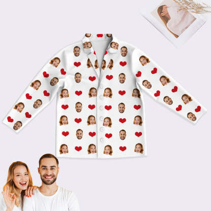 Personalisierte Schlafanzüge mit Gesicht Individuelle Schlafanzüge mit Foto Bequeme Nachtwäsche
