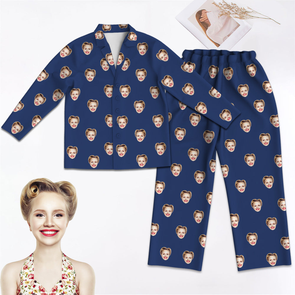 Muttertagsgeschenk Jubiläumsgeschenk Personalisierte Foto-Pyjamas Geschenke für Paare Foto Geschenkidee