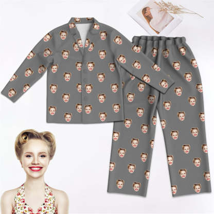 Muttertagsgeschenk Jubiläumsgeschenk Personalisierte Foto-Pyjamas Geschenke für Paare Foto Geschenkidee