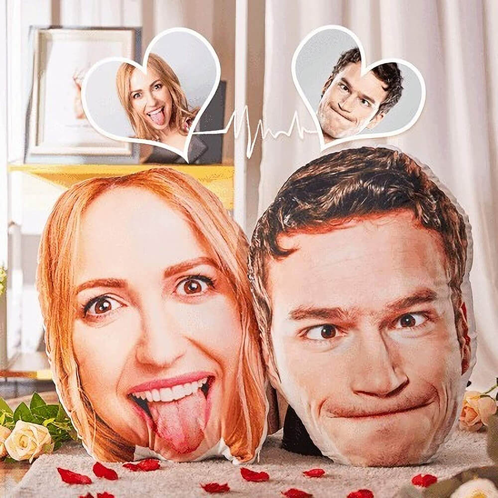 Individuelles Kissen Personalisiertes Gesicht Körperkissen Customized Haustier Kopfkissen