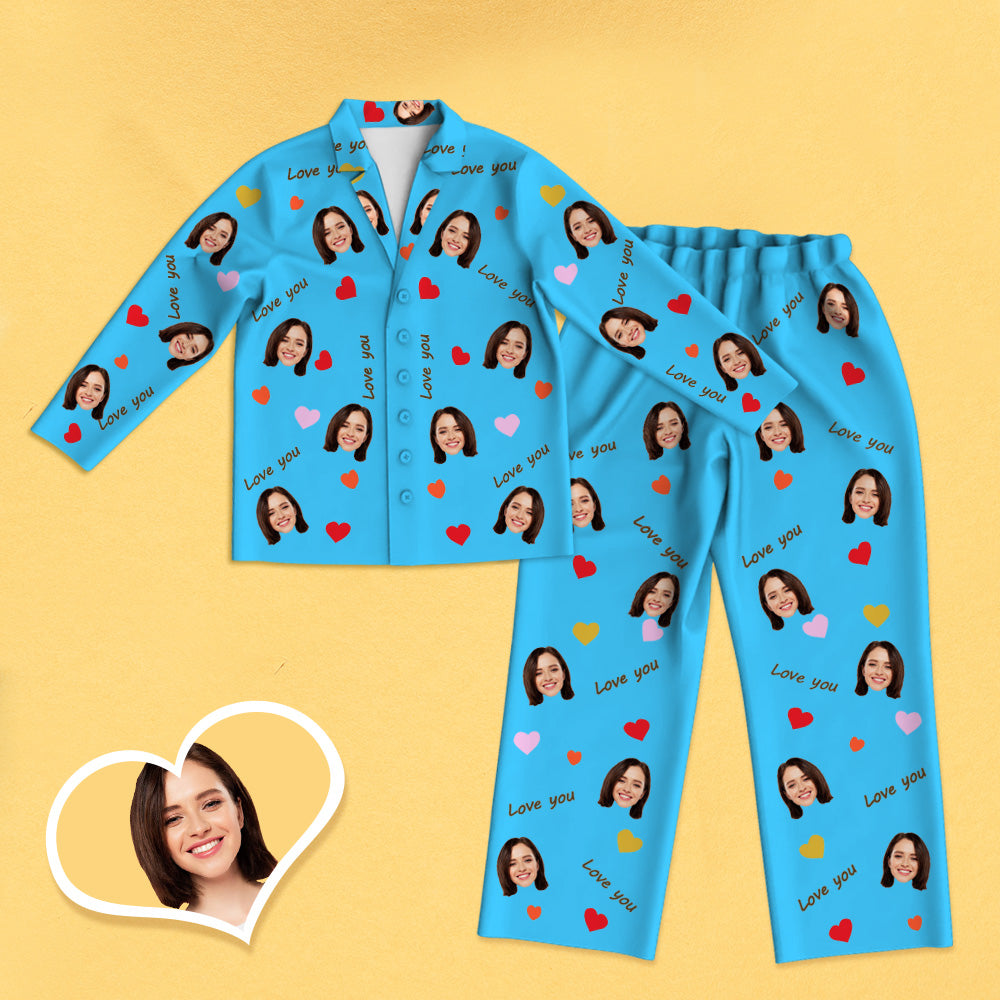 Personalisierter Schlafanzug mit Foto Individuelle Nachtwäsche Jahrestagsgeschenk